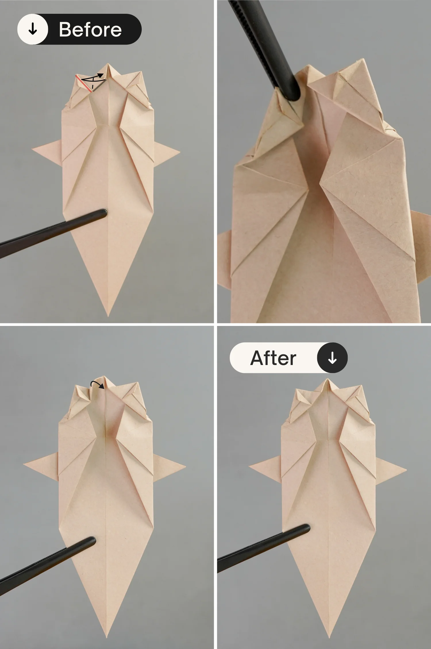 origami shark | origamiok