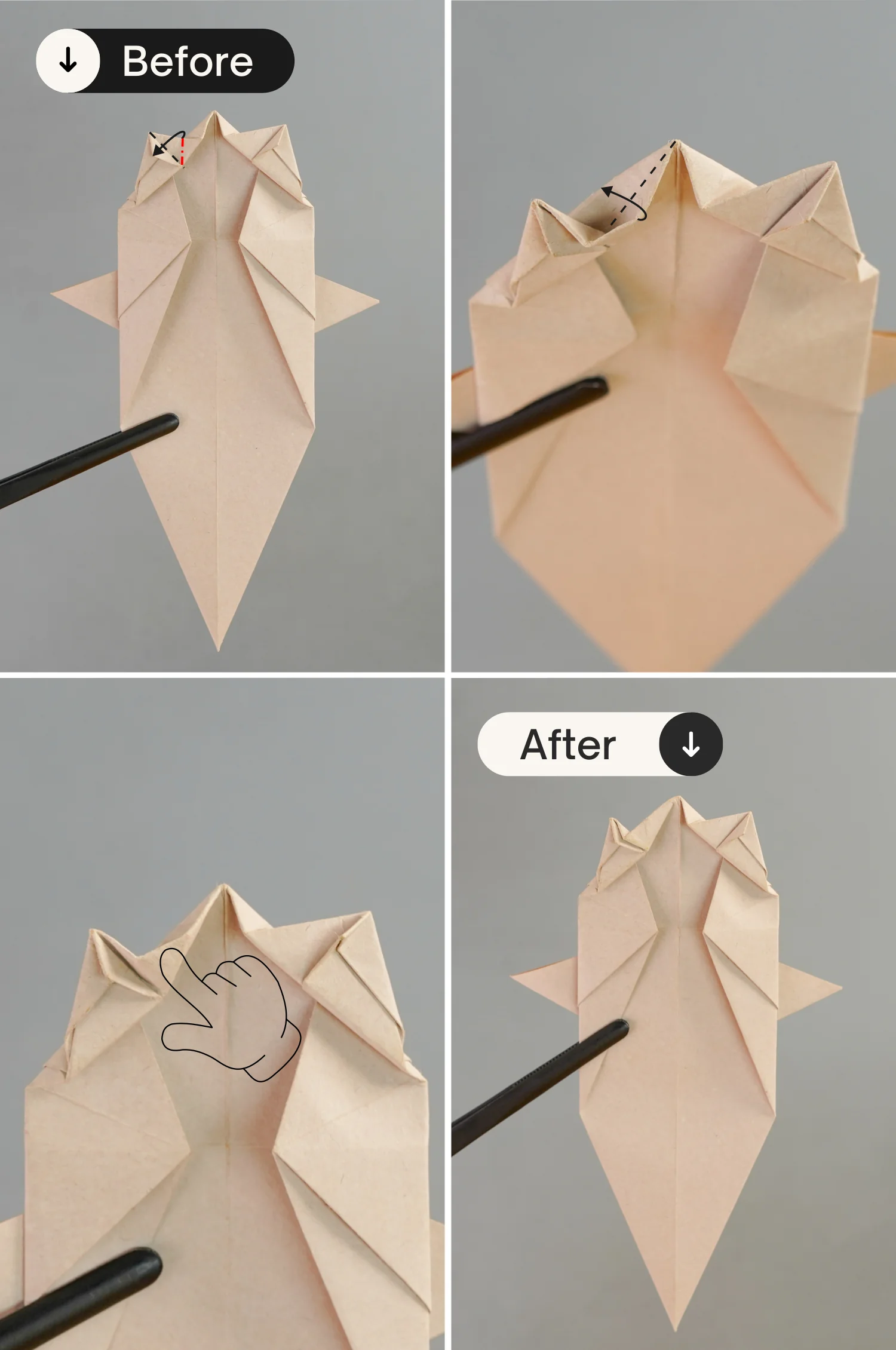 origami shark | origamiok