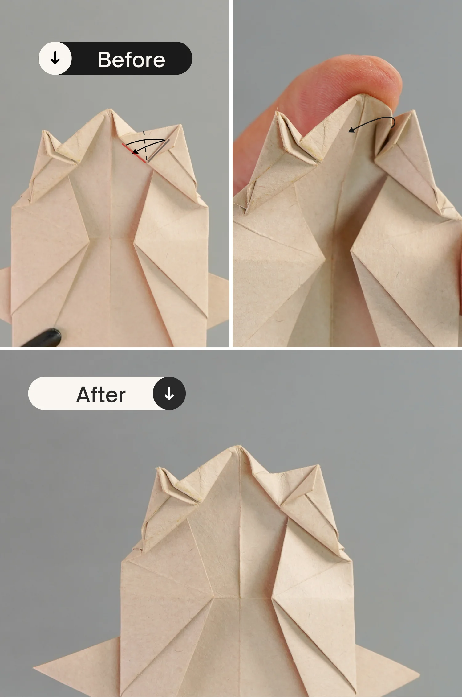 origami shark | origamiok