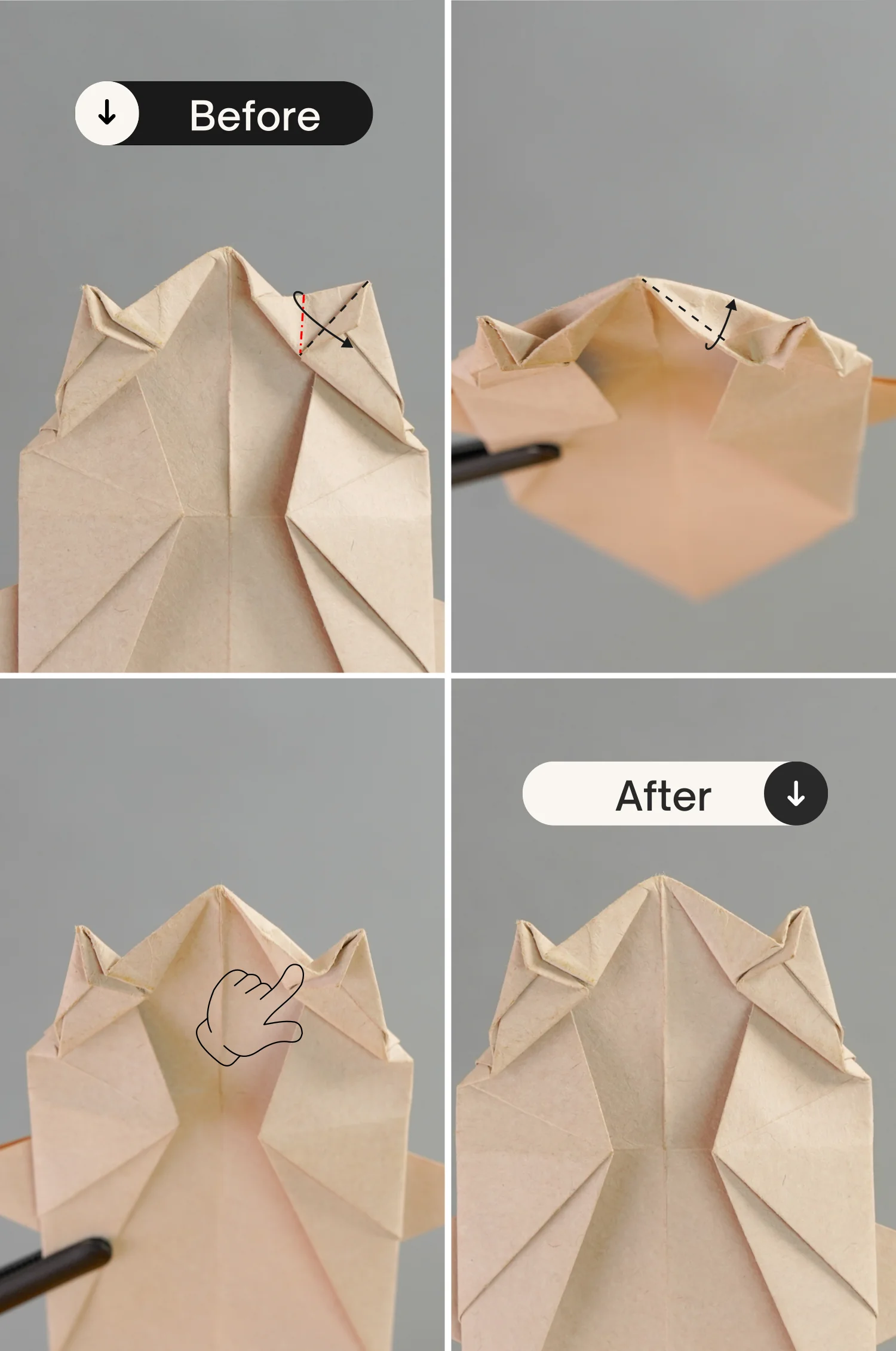 origami shark | origamiok