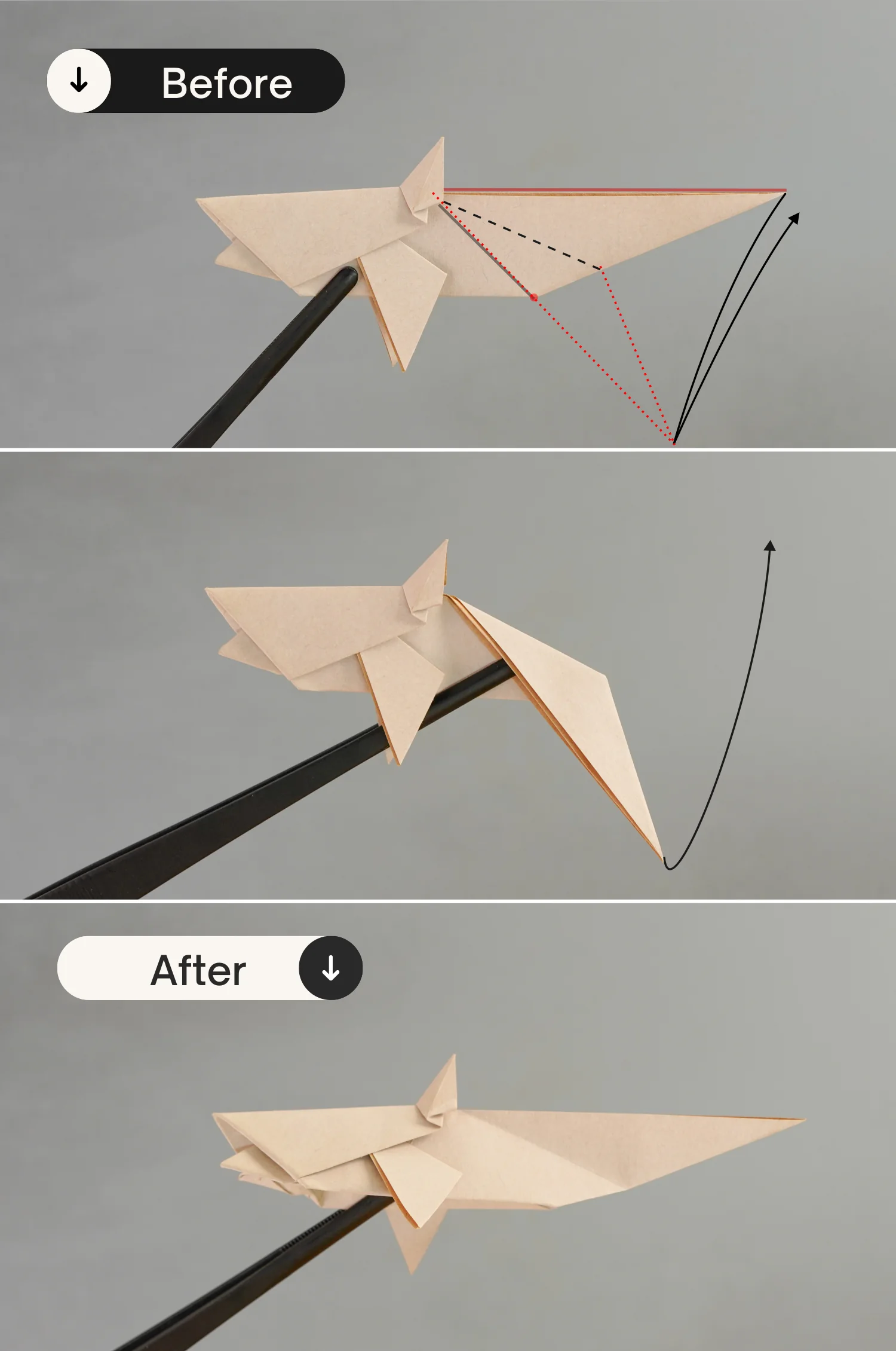 origami shark | origamiok