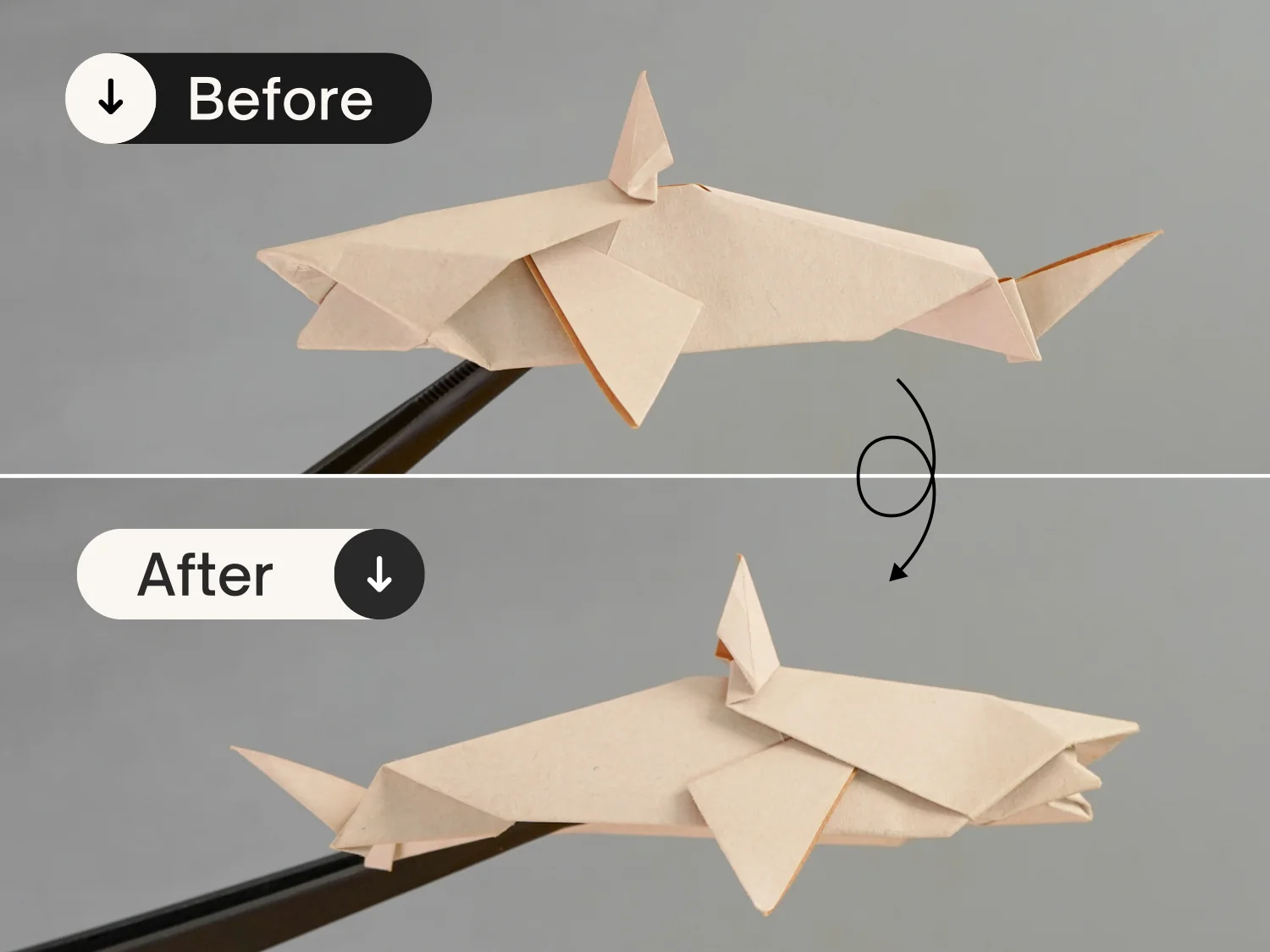 origami shark | origamiok